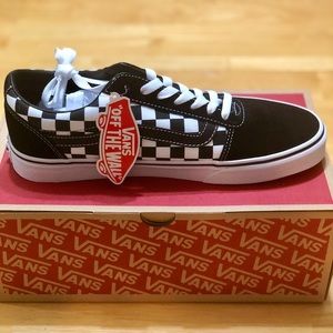 vans ward checkered sneaker